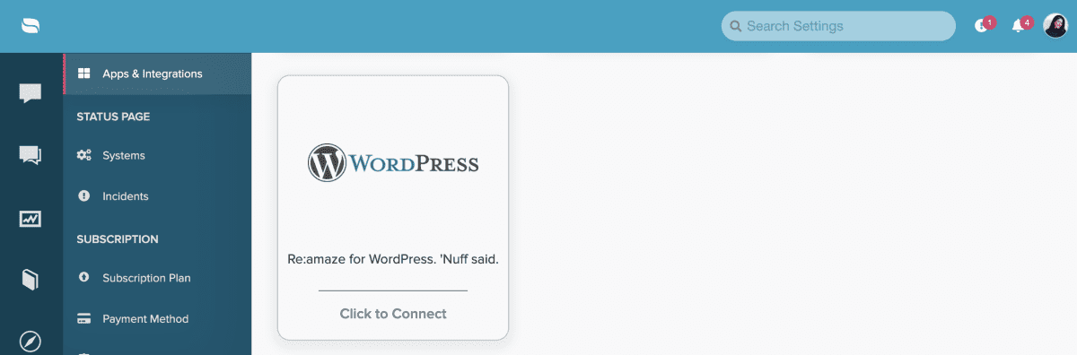 WordPress One-Click Publish Now Live for Re:amaze Chat Widget and Cues